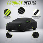 For TANK 500 Outdoor Full Car Cover With Zipper Snow Cover Sunshade Waterproof Dustproof Exterior Protection
