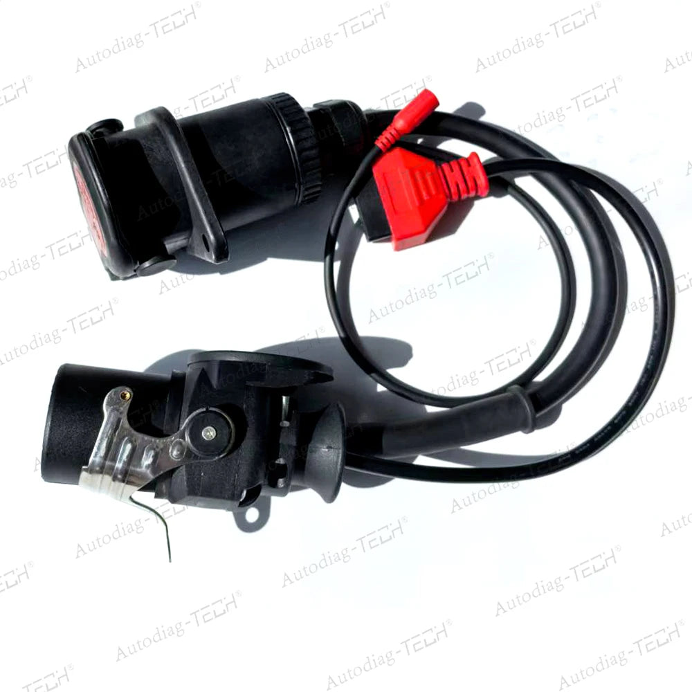 EBS ISO 7638 Trailer ABS OBD Diagnostic Adapter for Bosch/Wabco Truck OBD2 Diagnostic Cable for Autel/Autocom/LUANCH Scanner CM World