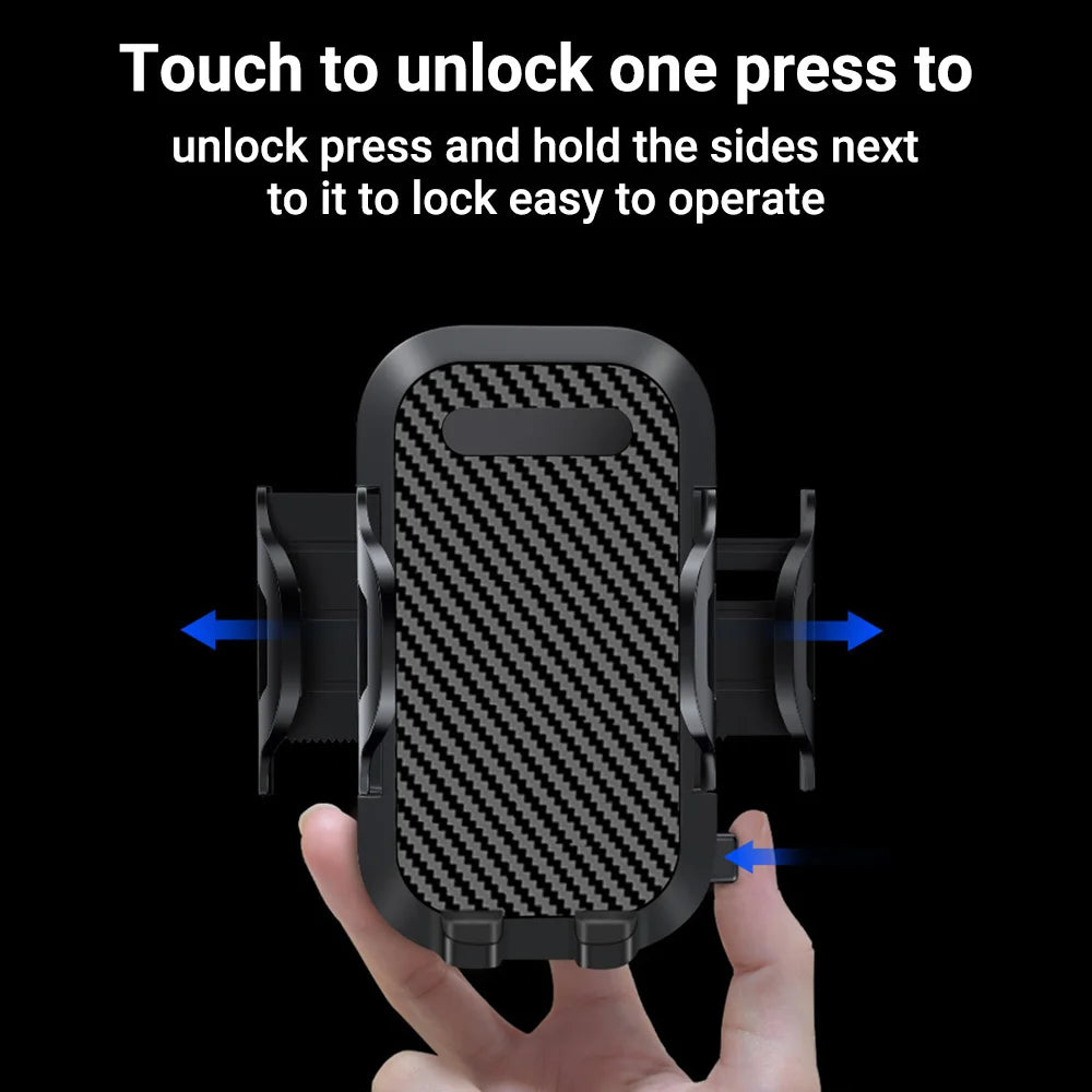 Car Phone Holder Mount Air Vent Phone Stand 2‑in‑1 Suction Cup Dashboard & Air Vent Car Phone Mount Telescopic Smartphone Holder