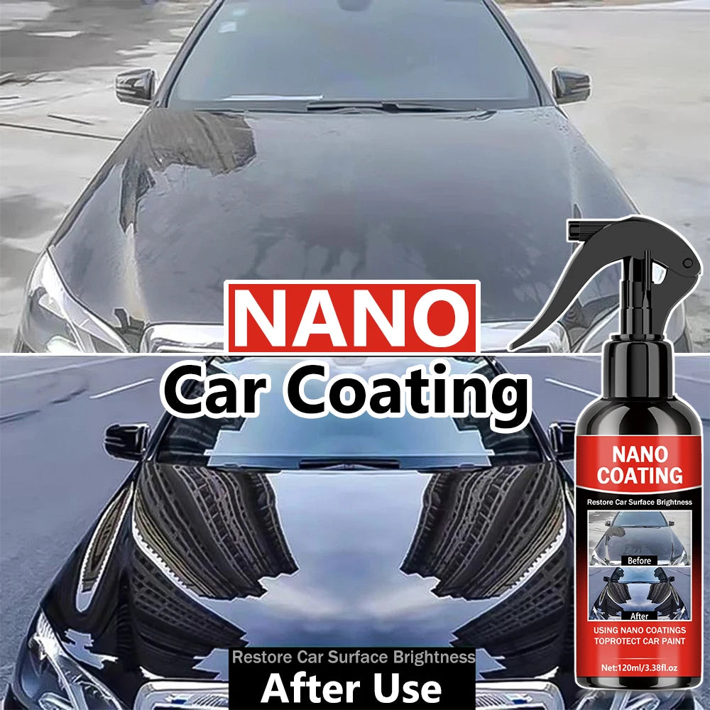 Graphene Nano Ceramic Car Coating Kit - Universal Professional Car Beauty, High Gloss Car Paint Protection, Long-Lasting Gloss CM World