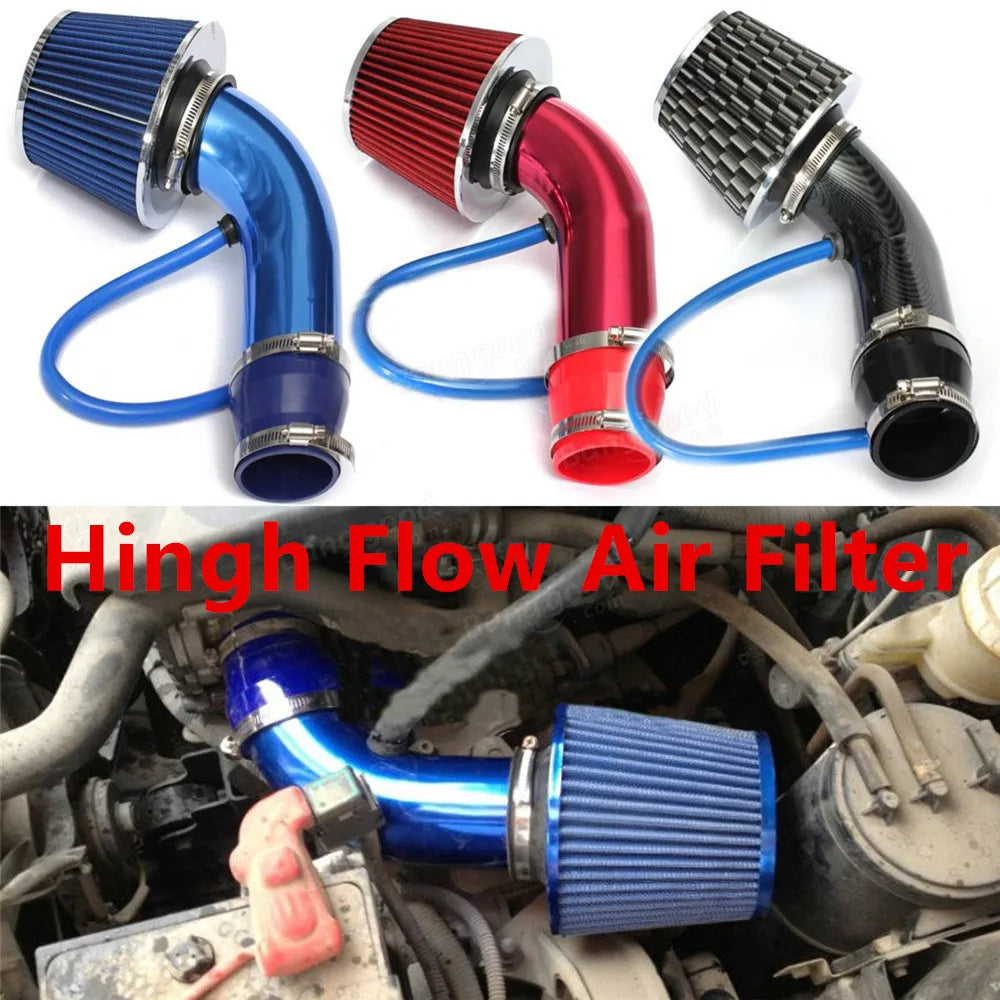 Car Modified 76MM Universal High Flow Mushroom Head Air Filter Air Intake Kit For Automotive Parts Cold Air Intake Air Filter CM World