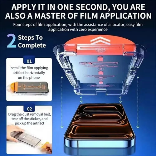 1-5Pcs Anti Spy Screen Protector For iPhone 17 16 15 14 13 12 11 Pro Max XS X XR Air 6 7 8 Plus 16e One Click Installation Glass Car Mobile World