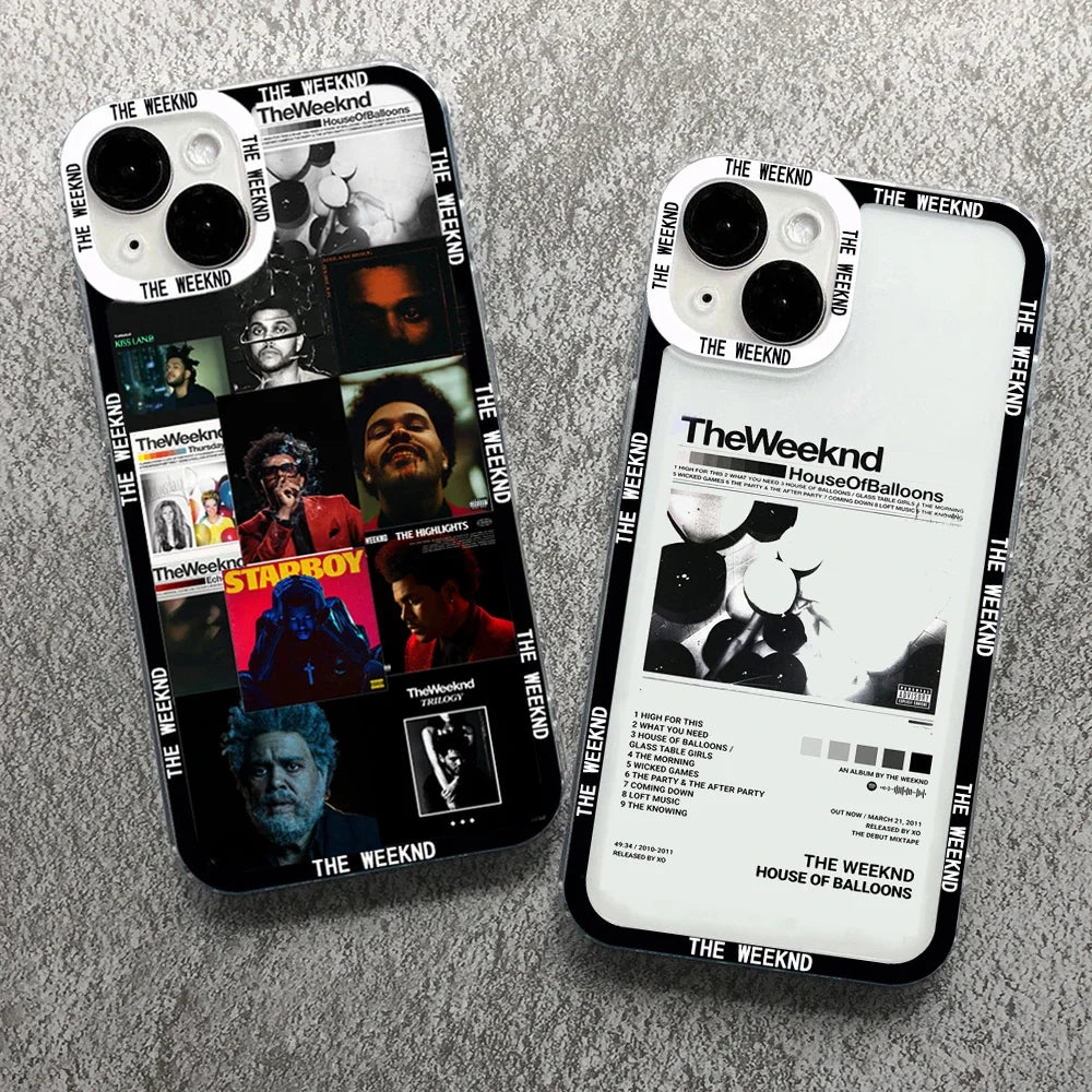 The Weeknd Minimalist Poster Phone Case For iPhone 17 16 15 11 12 14 13 Pro Max Mini X XS XR 7 Plus 16E Air Shockproof Cover