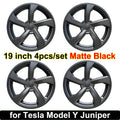 4PCS Hub Cap for Tesla New Model Y Juniper 2025 2026 Car Replacement Wheel Cap 19 Inch Performance Automobile Hubcap Full Cover CM World