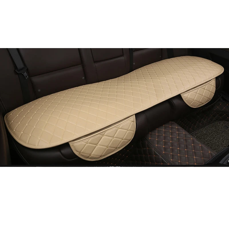 Universal Car Seat Covers PU Leather Seat Cover Auto Interior Accessories Mat Protector Car Leather Support Pad Car Seat Covers CM World