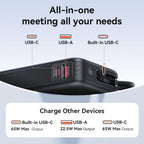 Vention 65W Power Bank 20000mAh Built-in USB-C Cable Portable Powerbank for Laptop PD Fast Charger for iPhone 17 Samsung S25 S24 Car Mobile World