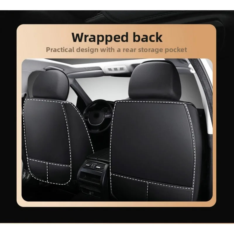 Full Coverage Universal Pu Leather Car Seat Covers for AUDI All car models A3 Sportback A1 A4 A5 A6 A6L A7 A8 Car Accessories CM World