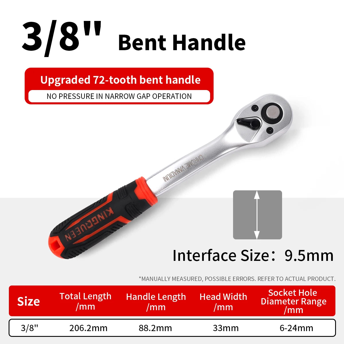 New Frosted Quick Ratchet Wrench Oil-resistant 72 Tooth Drive 1/4 3/8 1/2 Inch Socket Two-way Flying Wrench DIY Hand Repair Tool Car Mobile World
