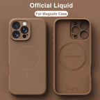 Magnetic Luxury Wireless Charge For Magsafe Phone Cases for iPhone 16 Plus 15 14 13 17 18 Pro Max Original Liquid Silicone Cover