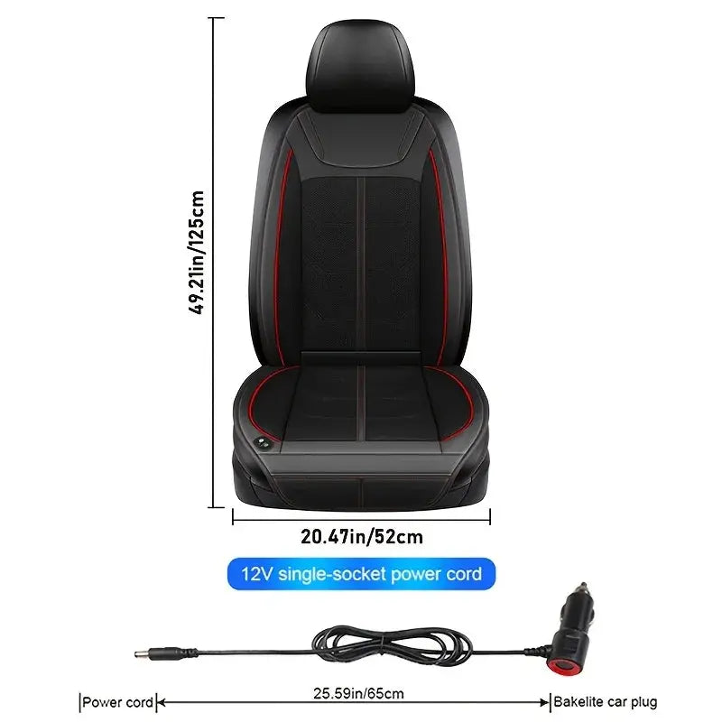 12V Universal Cooling Ventilation Seat Cover Car Seat Cover Summer Driving Breathable Seat Cover Cooling Pad Auto Accessories Car Mobile World