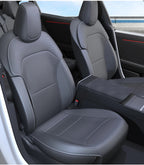 For Tesla Model Y Juniper 2025 2026 Semi-enclosed Seat Covers Front Rear Car Seat Cushion Protector Pad Set All Seasons Cooling CM World