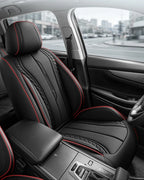 High Quality Nappa Leather Universal Car Seat Full Cover Perforated Nappa Leather Luxury Sedan SUV Seat Cushion Car Full Cover