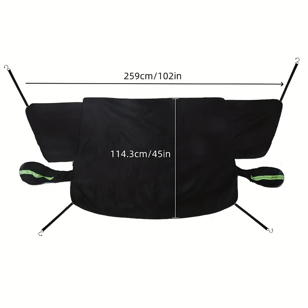 Snow Cover for Car Windshield Oxford Cloth Thickened Antifreeze Sunshade Heat And Snow Protection Auto Sun Visor Car Accessories Car Mobile World