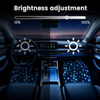 4pcs Starlight Floor Mats, LED Car Mats, Starry Sky Design Luminous Carpet, Universal Fit Anti-Slip Waterproof Starlight Mats for Cars, SUVs, Trucks for BMW Mercedes-Benz Audi Volkswagen Opel Peugeot Renault Citroen Toyota Le