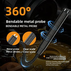 Car Brake Fluid Tester Automotive Moisture Analyzer 360° Bendable Probe Color Screen for Vehicle Care