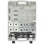28Pcs Universal Iron Sleeve Bushing Tool Kit, Auto Bushing Disassembly Assembly Tool