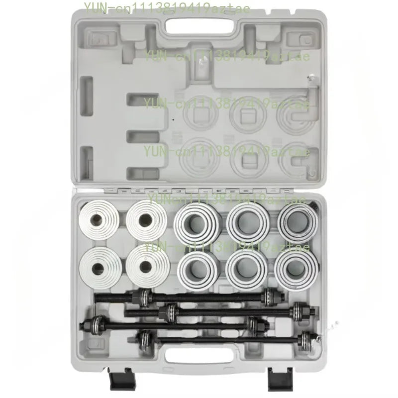 28Pcs Universal Iron Sleeve Bushing Tool Kit, Auto Bushing Disassembly Assembly Tool