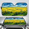 Artist V-Vincent van Gogh Sun Visor Car Windshield Sun Shade UV Protection Foldable Heat Insulation Universal Auto Cover