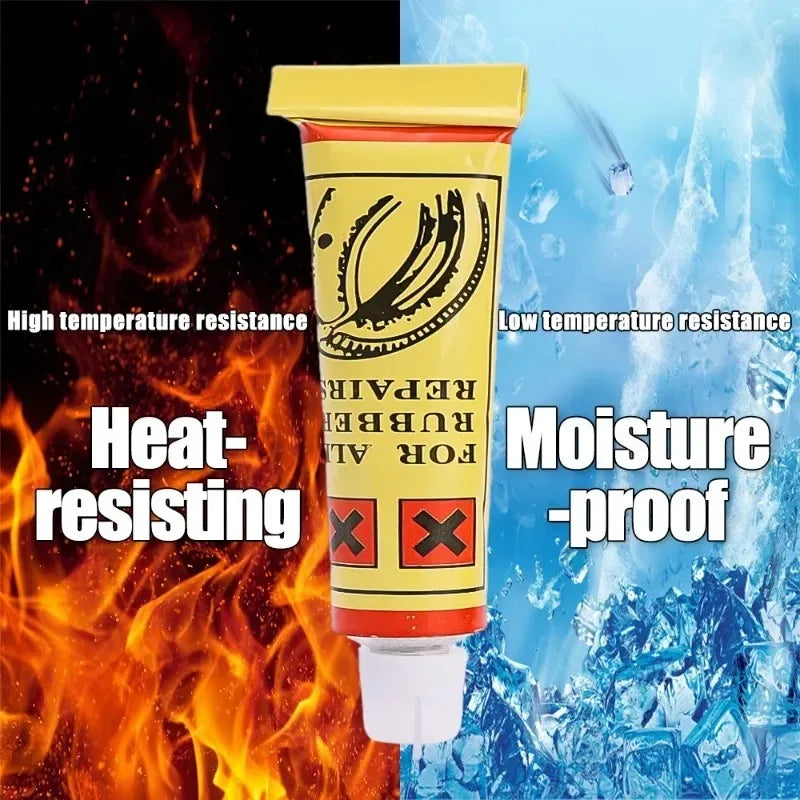 10-1pcs Car Motorcycle Bicycle Tire Repairing Glue Inner Tube Puncture Repair Glue Agent Emergency Portable Tyre Vulcanized Glue CM World