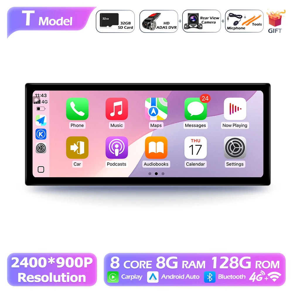 Android OS Bluetooth 12.3 inch For Mazda CX-5 2018 Car Radio Multimedia Video Player Navigation GPS Auto Carplay WIFI 2400*900P