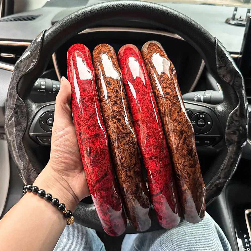 Non-Slip Car Steering Wheel Cover Carbon Fiber Booster Cover Auto Interior Accessories For BMW F10 G30 E92 G20 E46 E90 X3 X5 E53 CM World