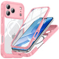 Brand new color magnetic shockproof and dustproof transparent phone case - Compatible with iPhone 17/17 Air/17 Pro/17 Pro Max Car Mobile World