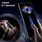 2-5PCS One-Click Film Privacy Screen Protector For Samsung S25 Ultra S24 S26 S23 S22 S21 Plus Fingerprint Unlock Tempered Glass