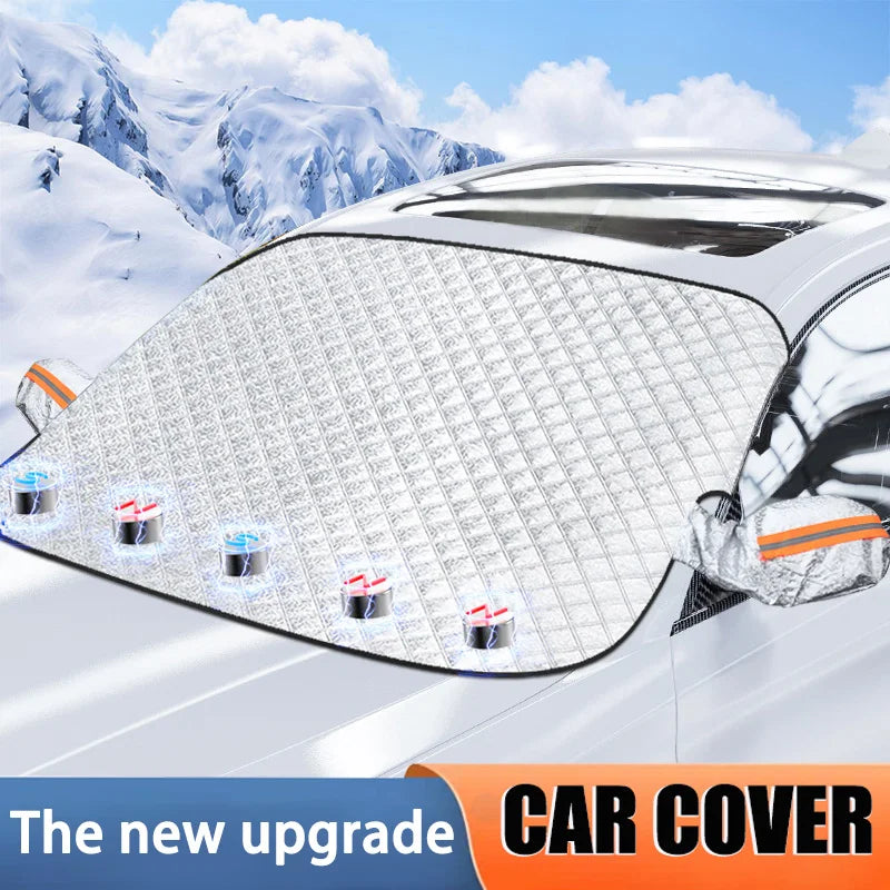 1Pc Brand new Car Windshield Snow Anti-UV Shield for Winter Car Cover Front Window Anti Ice Frost Outdoor Car Protection Cover CM World