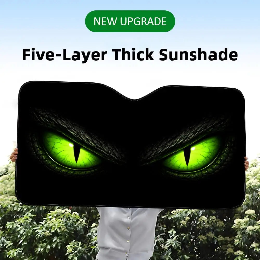 The gaze in the darkness Sun Visor Foldable Universal Car Windshield Sun Shade UV Protection Heat Insulation Foldable Cover