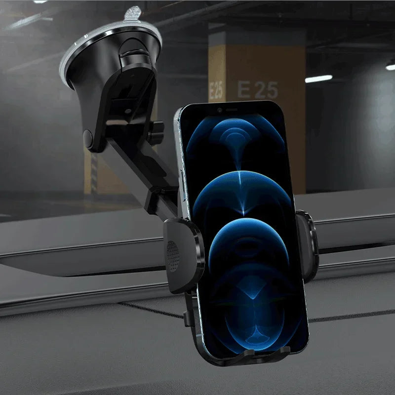 Car Phone Holder Mount 360°Rotation Suction Cup Universal Dashboard Stand Auto Windshield Phone Bracket for Car Support All Phon CM World