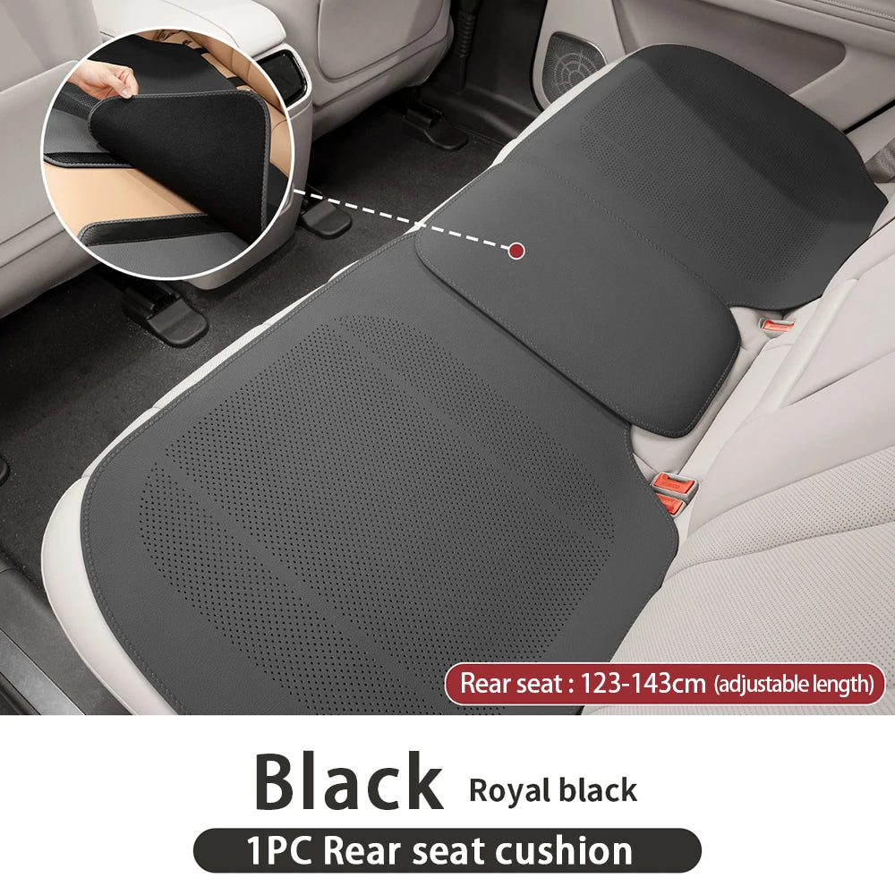 Universal Car Seat Cushion Leather Breathable Hole Summer Car Interior Car Seat Cover Four Seasons Automotive Parts