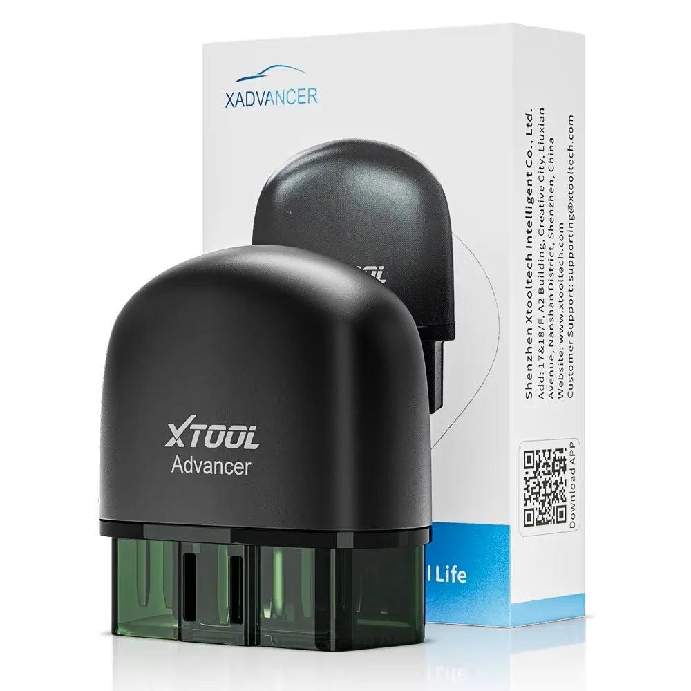 XTOOL Advancer AD20Pro All System Diagnostic Tool OBD2 Bluetooth Scanner Oil Reset Battery Test Driving Record Free Update CM World