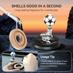 NOYAFA JH13 Car Solar Finger Football Air Freshener Solar Perfume Fragrance Essential Oil Perfume Auto decoration CM World