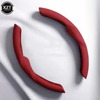 2pcs 36-38CM PU Car Steering Wheel Cover Liquid Feeling Universal Car Interior Accessories Car styling