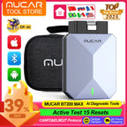 MUCAR BT200 MAX Diagnostic Tools All System AI OBD2 Scanner Lifetime Free Update CAN FD BI-Directional Mucar Diagnostic Scanner CM World