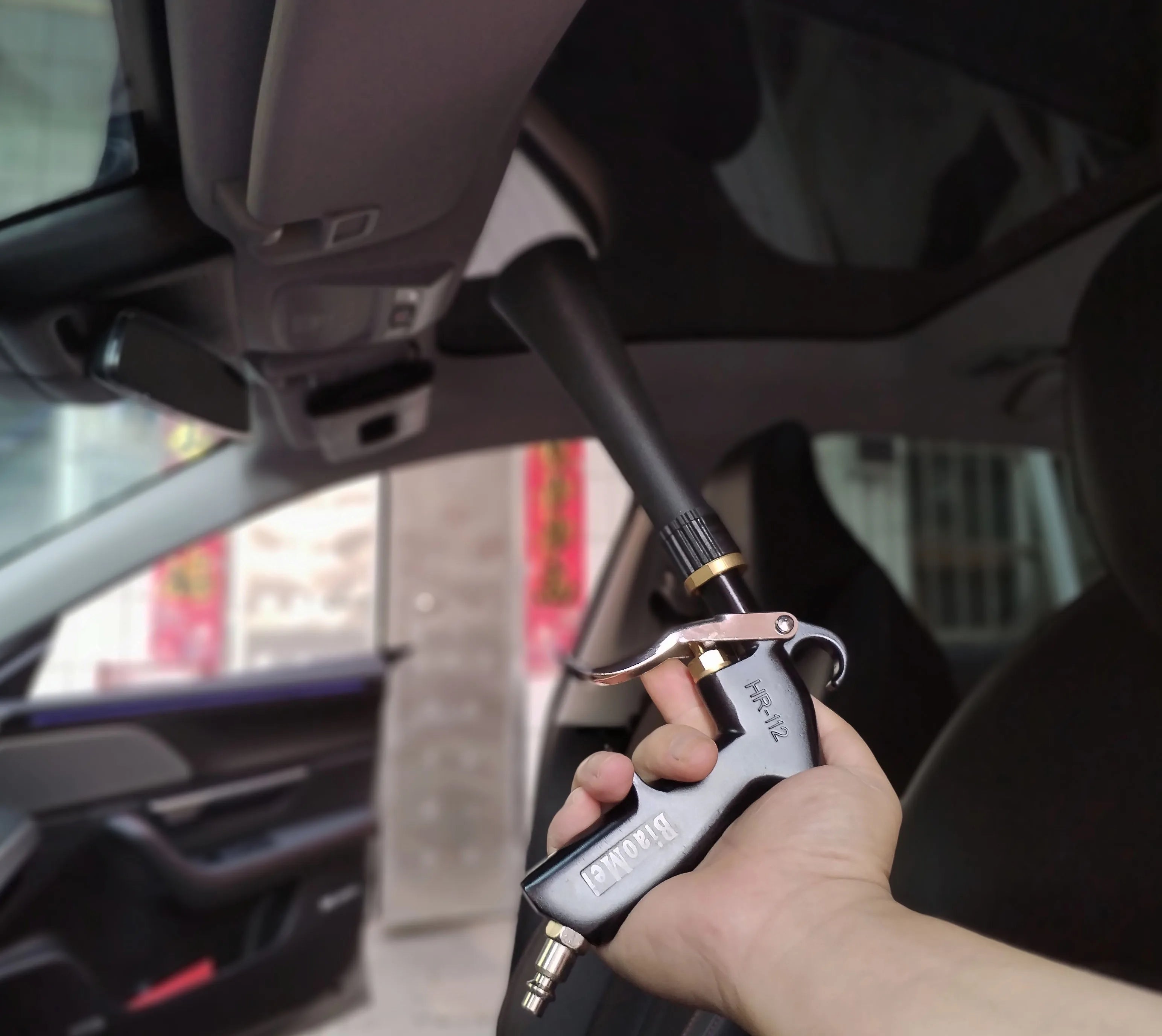 K107Portable High Quality Japanese Stainless Bearring Tube Dry Wash Blowing Gun Tornado Gun CM World