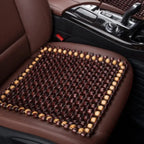 Car Seat Cushion Summer Breathable Cooling Wood Bead Seat Cover Pad Office Massage Cushion Air Ventilation Mesh Mat Cushion Pad Car Mobile World