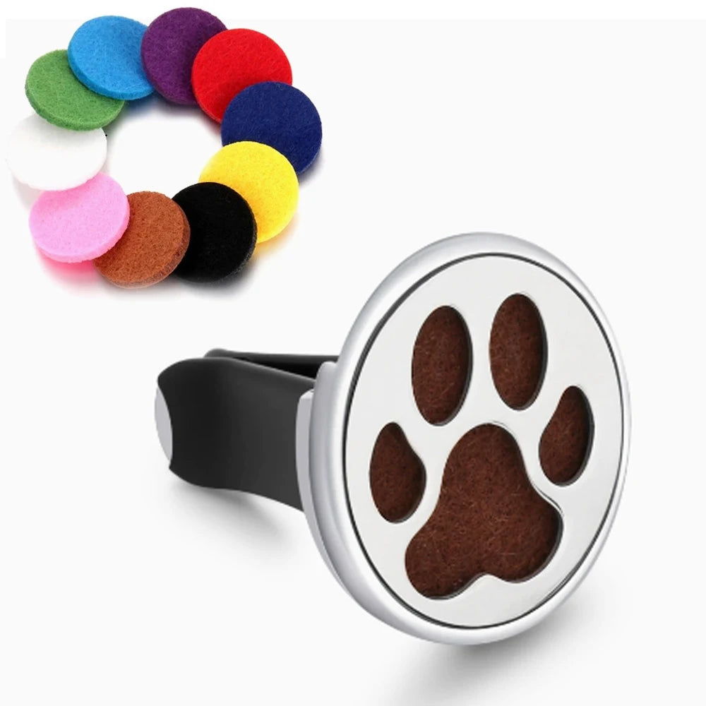 Tree Car Aromatherapy Diffuser Essential Oil Car Vent Clip Air Freshener Purifier with Pads - Car Clip Perfume Locket