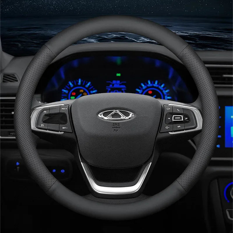 Car Steering Wheel Covers Ultra-thin Steering Wheel Cover Wrap Universal 37-38cm Breathable Steering Covers Car Accessories CM World