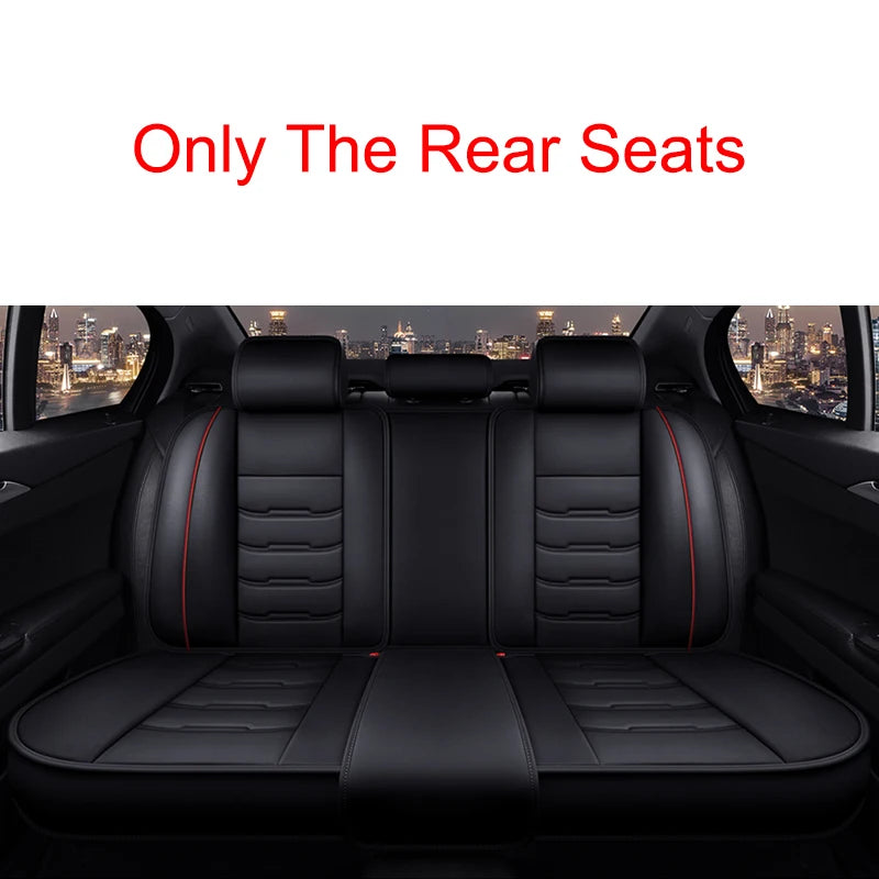 Full Coverage Universal Pu Leather Car Seat Covers for Buick Enclave Cascada Encore Lacrosse Excelle Regal TourX Car Accessories CM World