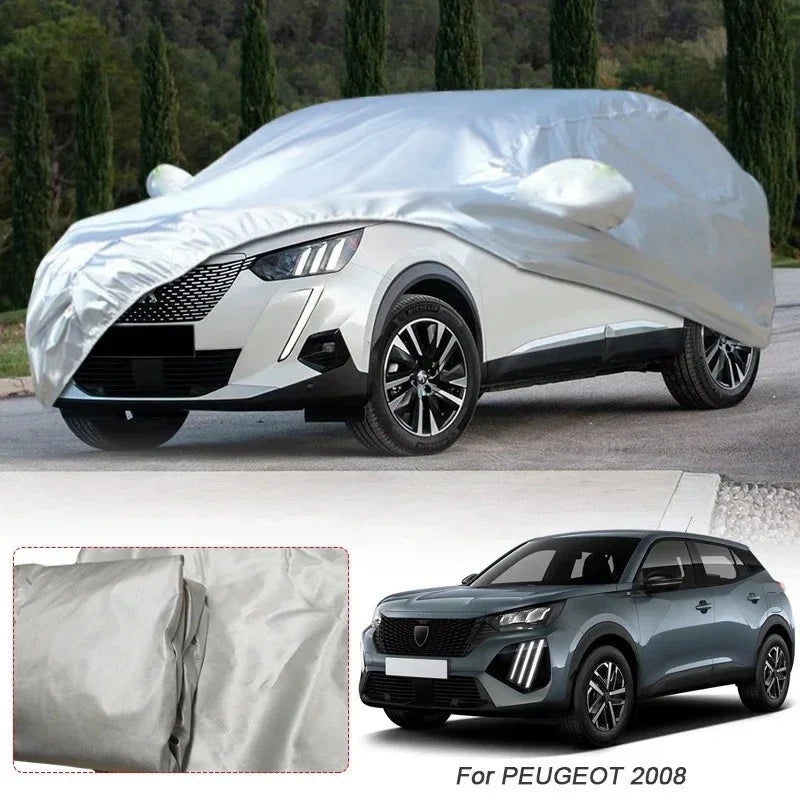 Car Cover For PEUGEOT 208,308,408,508,2008,3008,5008 dustproof, uv resistant, and waterproof car clothing Car Mobile World