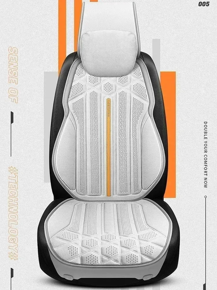 Universal Suede Car Seat Covers - Breathable Car Seat Protector,Seat Covers for Cars Full Set,Internal Spare Parts Seat Cushion CM World