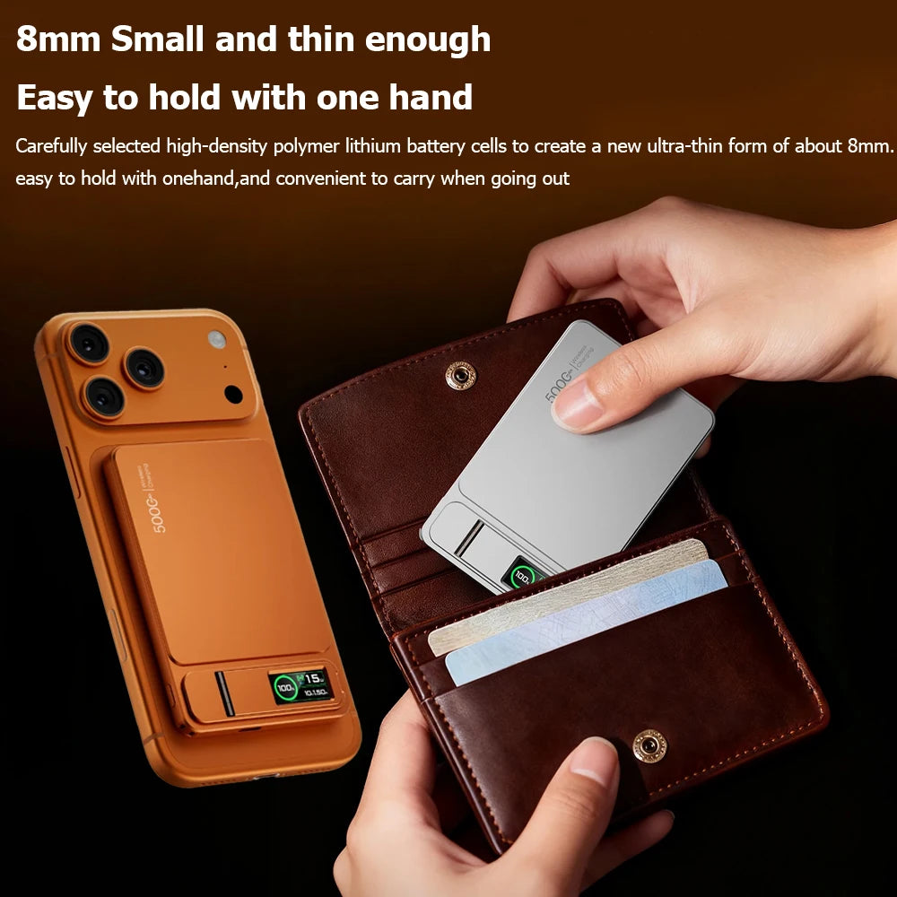10000mAh Magnetic Powerbank 15W Wireless Power bank PD 20W Fast Charing External Battery For MagSafe iPhone 12-17 Pro Watch Car Mobile World