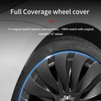 TSLLUG 4PCS 18 Inch 43th Hubcap for Tesla Model Y Juniper Standard 2026 Replacement Automobile Hubcap Full Rim Cover Accessories
