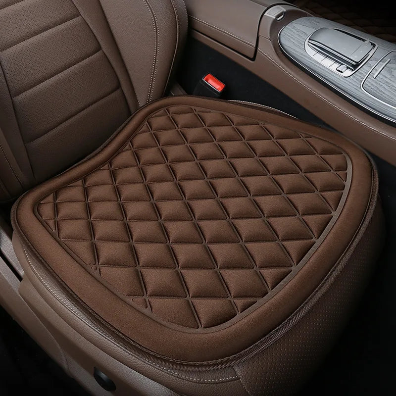 Car Seat Cover, Breathable Anti-Slip Bottom Seat Cushion Mat Pad, Universal Four Seasons, Car Front Driver Bottom Seat Cover CM World