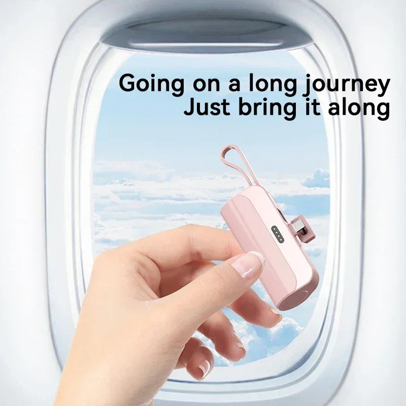 Lenovo 500000mAh Capsule Power Bank Large Capacity Super Fast Charging Powerbank Portable CCC External Battery For iPhone Huawei