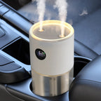 Eary 500ml USB Mini Car Humidifier Aromatherapy Air Freshener for Essential Oils 3000mAh Portable Auto Home Bedroom Office Use CM World