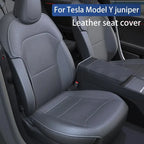 For Tesla Model Y 2025 2026 Juniper Ventilation Leather Seat Cover Cushion Breathability Comfortable Seat Interior Accessories