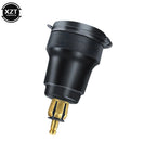 Car Motorcycle Cigarette Lighter Dual USB Car Charger QC3.0+QCPD Fast Charger 12-24V Charging Adapter for BMW R1200GS R1250GS