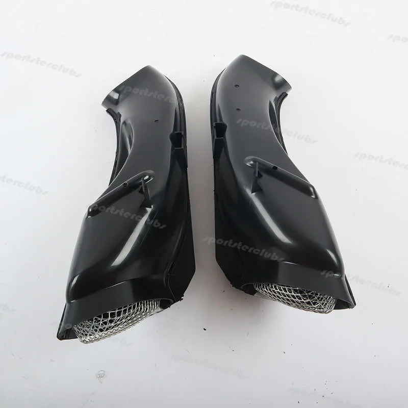 Motorcycle Black ABS Ram Air Intake Tube Duct Pipe Cover Fairing Set for K4 2004-2005 SUZUKI GSXR600 GSXR750 GSXR 600 750 04-05 CM World